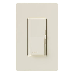 Lutron® DVWCL-153PH-LA Diva® CFL/LED Single-Pole/3-Way Dimmer, Light Almond