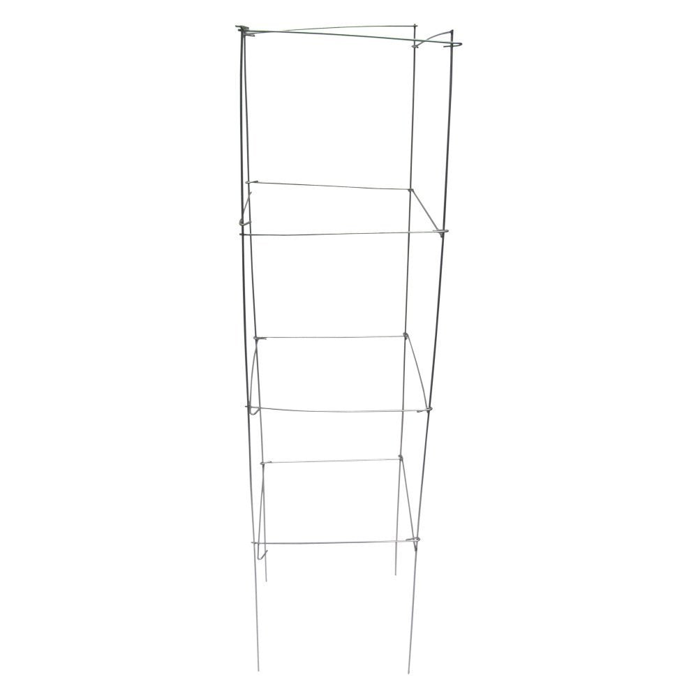 Glamos Wire 730009 Square Folding Plant Support & Tomato Cage, 42", Galvanized