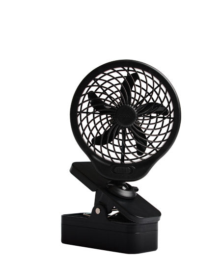 O2-Cool® FC05002 Portable Clip Fan, 2-Speed, Black