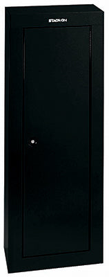Stack-On GCB-908 Steel Security Cabinet, Black, Holds 8-Gun