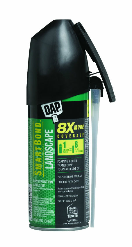 Dap® 00040 SmartBond™ Landscape Construction Adhesive Foaming Gel, 12 Oz