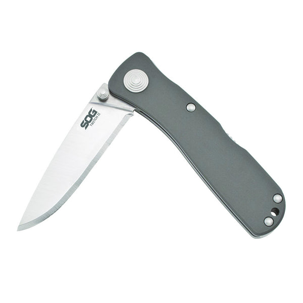 SOG® TWI8-CP Twitch II Stainless Steel Folding Knife, Satin Finish