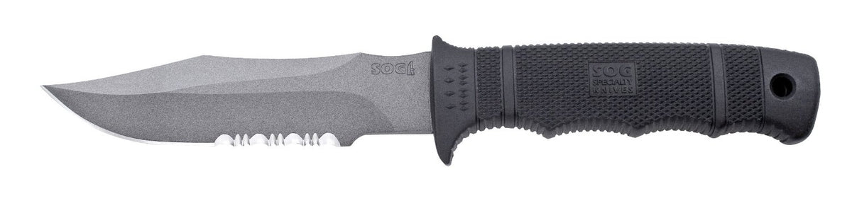 SOG® M37N-CP Seal Pup Fixed Blade Knife, Powder Coated Finish