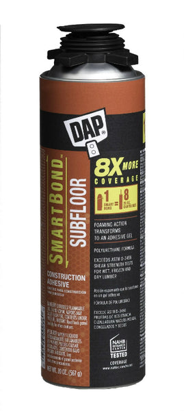 Dap® 00042 SmartBond™ Subfloor Gun-Grade Construction Adhesive, 20 Oz