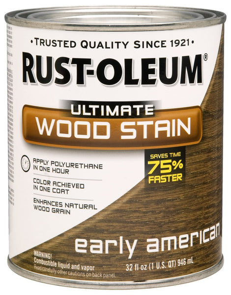 Rust-Oleum® 260146 Ultimate Interior Wood Stain, 1 Qt, Early American