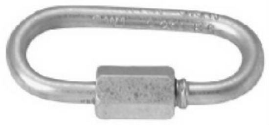 Campbell T7645136V Quick Link, Steel, Silver