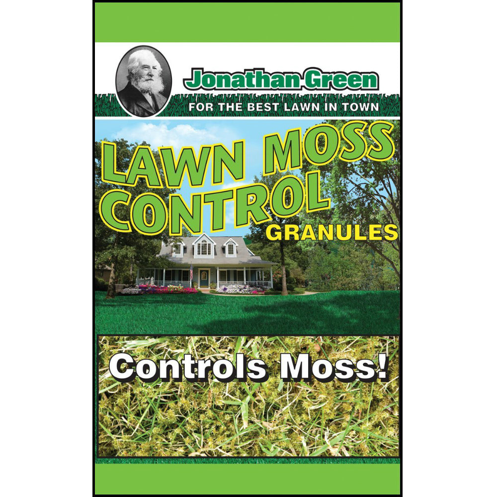 Jonathan Green 11457 Lawn Moss Control Granules, 20 Lb, 5000 Sq. Ft