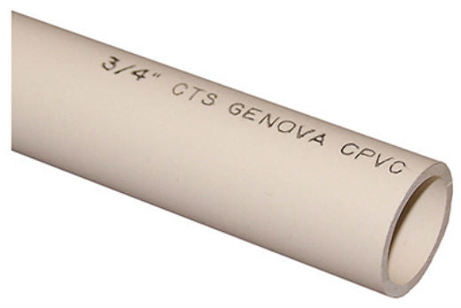 Genova 500072 CPVC Water Pipe, 3/4" x 2'