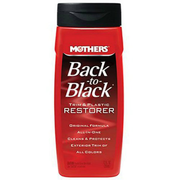 Mothers® 06112 Back-To-Black® Trim & Plastic Restorer, 12 Oz