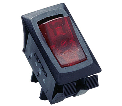 Gardner Bender GSW-42 Red Lighted Appliance Rocker Switch