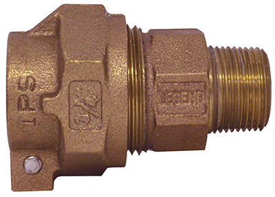 Legend Valve 313-234NL No Lead Water Service Coping, 3/4", IPS x MIP