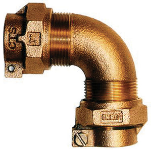 Legend Valve 313-334NL No Lead Water Service Elbow, 3/4", CTS x PK