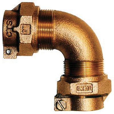 Legend Valve 313-335NL No Lead Water Service Elbow, 1", CTS x PK