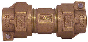Legend Valve 313-220NL No Lead Water Service Union, 1" x 3/4", CTS x PK