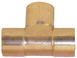 Mueller W64084 Streamline® Wrot Copper Tee, 1-1/2"
