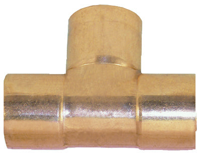 Mueller W64084 Streamline® Wrot Copper Tee, 1-1/2"