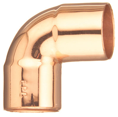 Mueller W01634P10 Streamline Wrot Copper Short Radius Elbow, 90-Deg, 3/4", 10-Pk