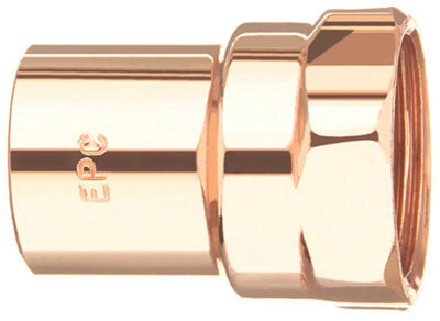 Mueller W01246P10 Streamline® Wrot Copper Female Adapter, 3/4", 10-Pack