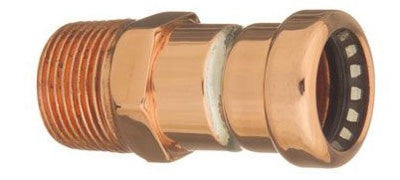 Mueller 650-103HC ProLine® Copper Push Fit Male Adapter, 1/2"