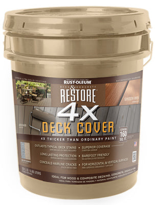 Rust-Oleum® 41500 Restore™ Deck and Concrete Cover 4x, 5 Gallon