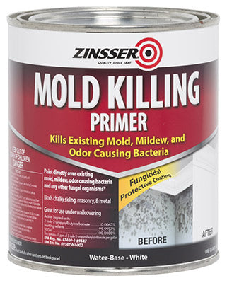 Zinsser® 276087 Mold Killing Primer, 1 Qt, White