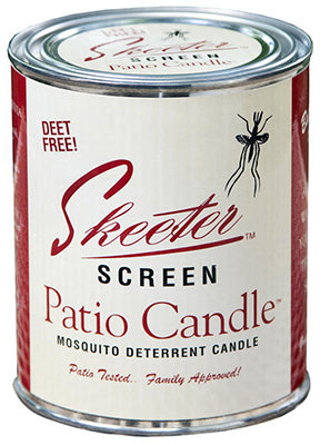 Scent Shop® 90400 Skeeter Screen™ Patio Candle™ Mosquito Deterrent Candle, 15 Oz