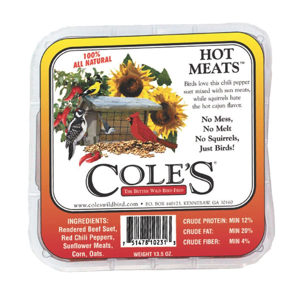 Cole's® HMSU Hot Meats™ Suet Cake, 12 Oz
