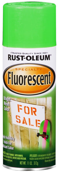 Rust-Oleum® 1932830 Specialty Fluorescent Spray Paint, 12 Oz, Fluorescent Green