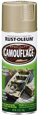 Rust-Oleum® 263653 Specialty Camouflage Spray Paint, 12 Oz, Sand