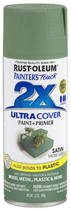 Rust-Oleum® 249071 Painter's® Touch 2X Ultra Cover Spray Paint, 12 Oz, Satin Moss Green