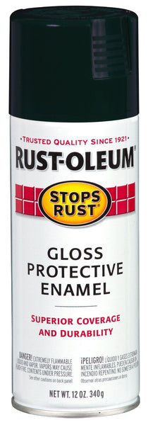 Rust-Oleum® 214086 Stops Rust® Protective Enamel Spray, 12 Oz, Gloss Charleston Green