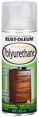 Rust-Oleum 7872830 Specialty Polyurethane Spray, 11.25 Oz, Satin