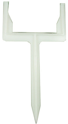 Simon Farms High Density Polyethylene Downspout Post, 11"H x 5"W, White