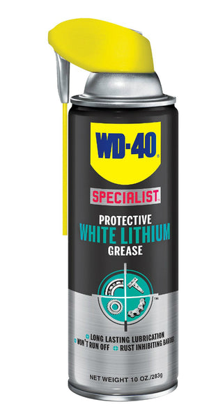 WD-40® 300240 Specialist Protective Lithium Grease, 10 Oz, White