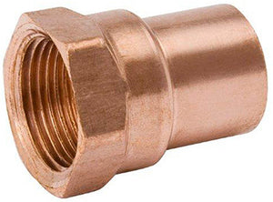 Mueller Streamline® Project Pack Adapter, 1/2" Copper x Female, 10 Pack