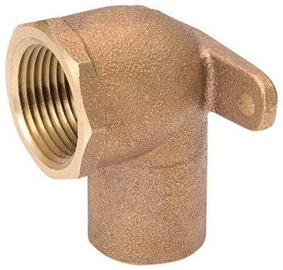 Mueller A-61508NL Streamline® Drop Ear Elbow 90°, 1/2", Cast Copper