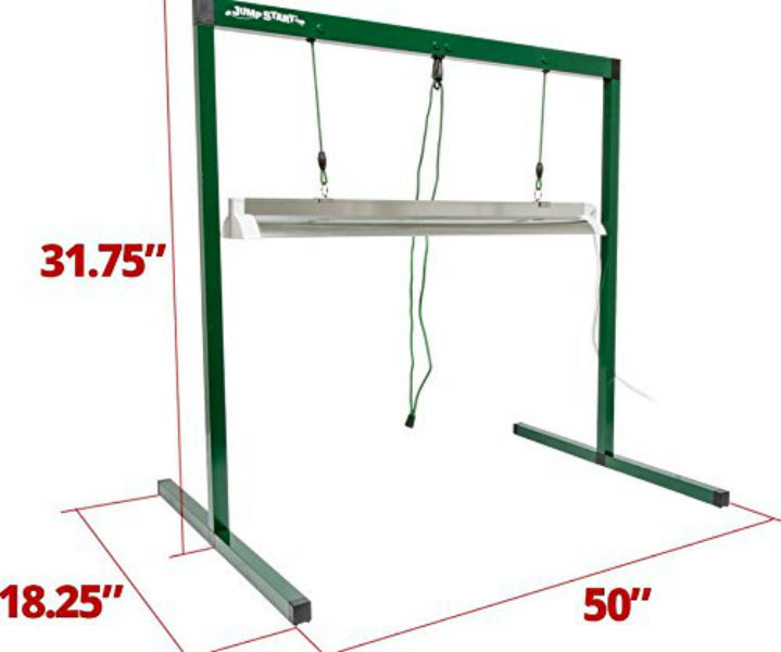 Jump Start® JSV4 Grow Light T5 System with Stand / Fixture & Tube, 4'
