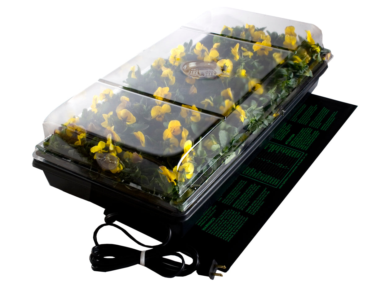 Hydrofarm CK64050 Germination Station w/ Heat Mat/Tray/72 Cell Pack & 2" Dome