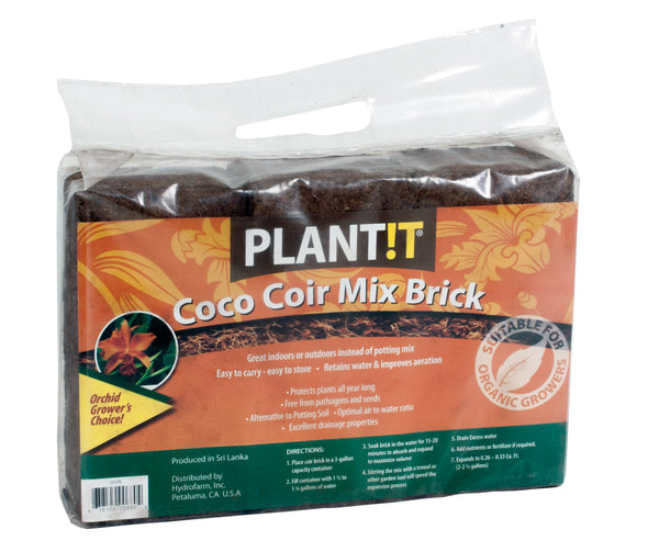 Plant!T JSCPB Coco Coir Mix Brick