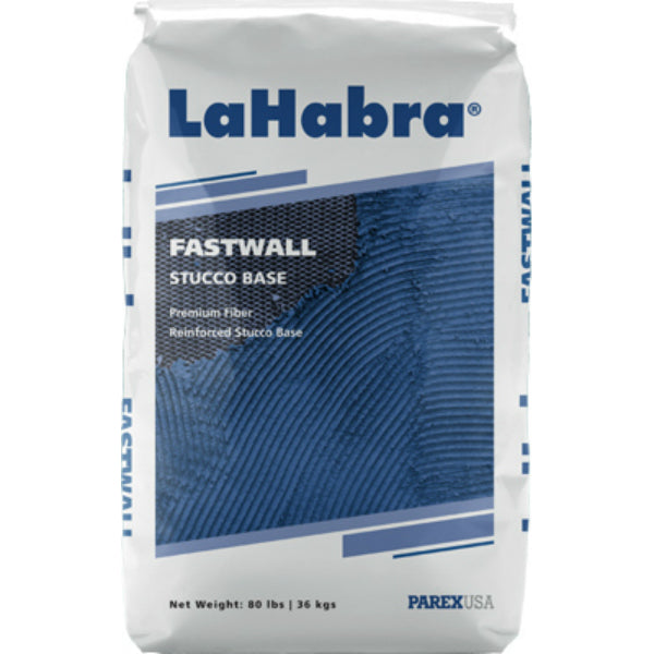LaHabra® 2501 FastWall Premium Fiber Reinforced Stucco Base Concentrate, 80 Lbs