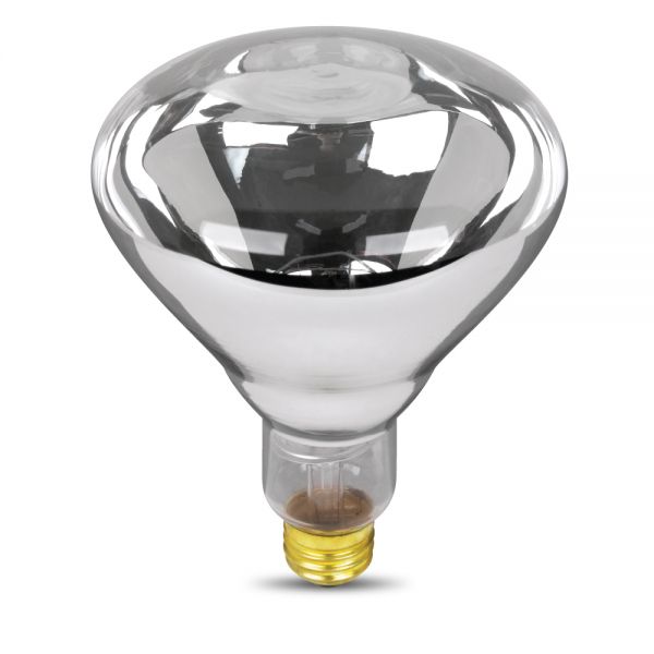 Feit Electric 250R40/1 Incandescent R40 Heat Lamp, 250W, Clear, 2700K