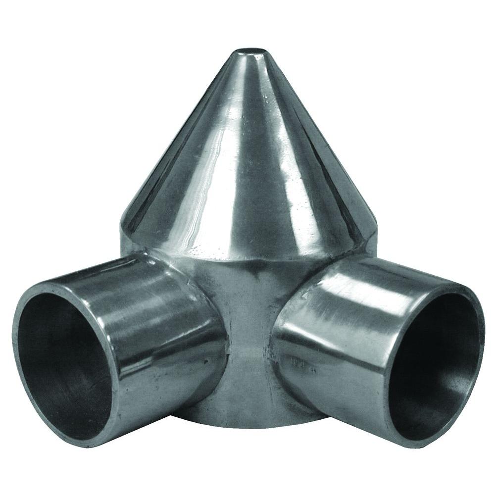 YardGard® 328567C Aluminum Chain Link Bullet Cap, 2-Way, 2-3/8"