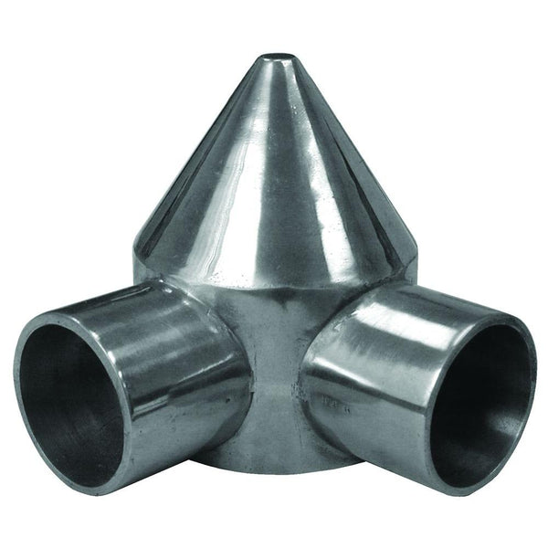 YardGard® 328567C Aluminum Chain Link Bullet Cap, 2-Way, 2-3/8"