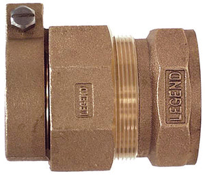 Legend Valve T-4305 Water Service Coupling, 3/4", Pack Joint x FIP