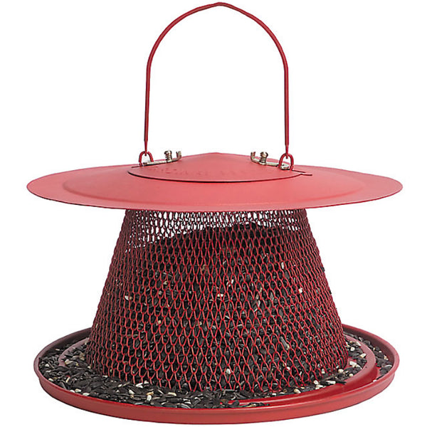 Perky-Pet C00322 Cardinal Wild Bird Feeder, 2.5 Lbs Seed Capacity, Red