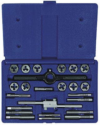 Irwin Tools 24614 Hanson® SAE Fractional Tap & Hex Die Set, 24-Piece