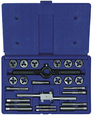 Irwin Tools 24614 Hanson® SAE Fractional Tap & Hex Die Set, 24-Piece
