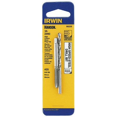 Irwin Tools 80220 Hanson® 10-24 NC Tap And #25 Drill Bit