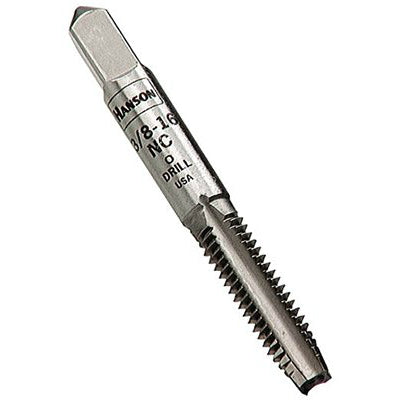 Irwin Tools 8129 Hanson® High Carbon Steel Fractional Tap, 5/16"-24 NF