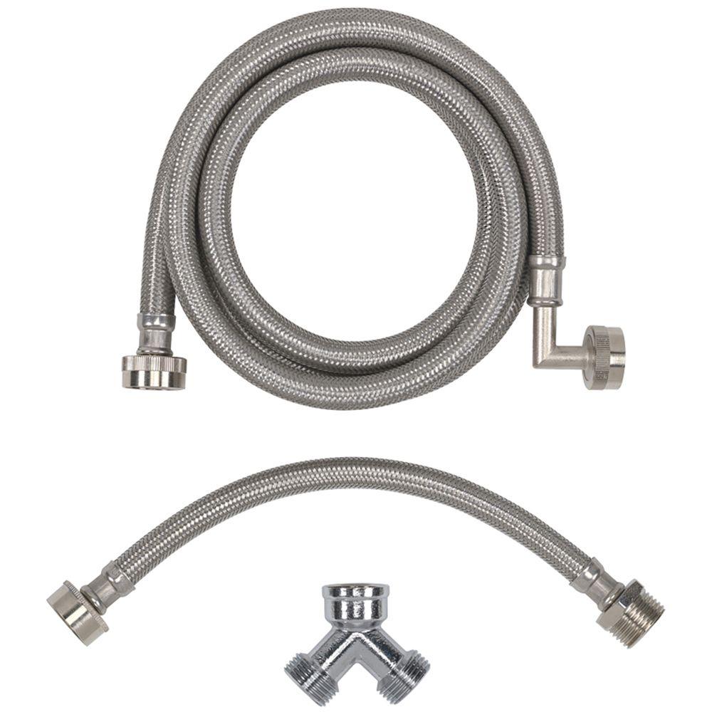 Homewerks® 7221-1 Braided Stainless-Steel Steam Dryer Installation Kit